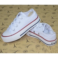 EUR Size 23-34 CHILDREN KIDS ALL STAR Low Help Canvas Shoes Sneaker Student Running Shoes White