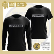 Tshirt BROTHERHOOD Cotton 100% Baju Hitam