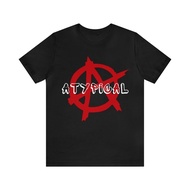 Atypical Anarchy Symbol Graphic Tshirt Unique Statement