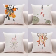 Chinese Style Pillow 45X45cm Household Bedroom Pillow Sofa Cushion Pillow