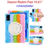 For Redmi Pad 10.61'' 360 Degree Rotating ring with bracket shockproof back Stress Reliever Toys  shockproof back shell Tablet case Redmi Pad 10.61 inch VHU4254IN