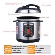 𝓗𝓑 DESSINI ELECTRIC PRESSURE COOKER ( 6.L )