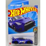 Hot Wheels LBWK Liberty Walk LB SILHOUETTE WORKS GT NISSAN 35GTRR VER.2 Dark Blue GTR R35 64 Diecast