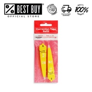 Correction Tape Refill Yellow 5mmx5m 2's - School & Office Supplies
