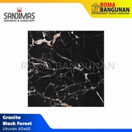 GRANIT / GRANITE LANTAI DINDING SANDIMAS BLACK FOREST 60X60