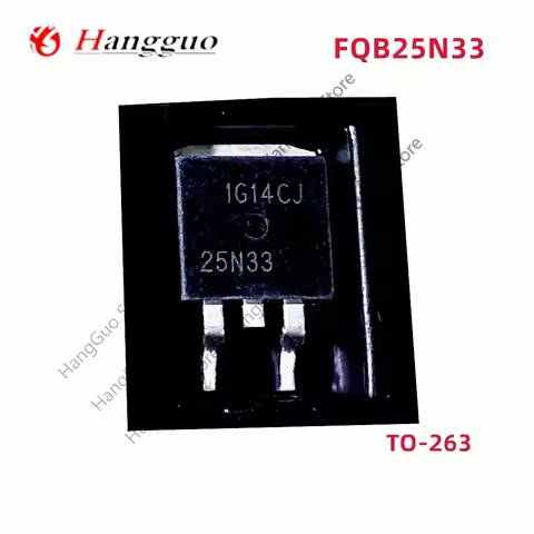 10Pcs/Lot Original FQB25N33 25N33 TO-263 25A/330V FQB25N33 For Automotive computer board fragile IC 
