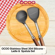 OCOO Premium Silicone Ladle and Spatula Set