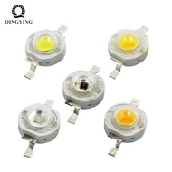 100pcs 1W 3W High Power LED Diodes Lamp Bulbs Chip Warm Cold White Red Blue Green Yellow RGB 445nm 6
