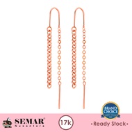 Anting Emas Slundup Maura Gold 17K Semar Nusantara