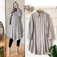 SALE ATASAN WANITA \TUNIK CRINCLE\FISA TUNIK \SIZE TUNIK JUMBO XXXL LD