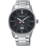 SEIKO SUR269P1 Men's Analog Watch Sports Date Quartz 41mm SS Bracelet Black *Original