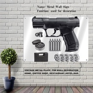 New Tin 20*30CM-Umarex Walther CP99.177 Caliber Pellet Gun Air Pistol Metal Wall Sign 20*30