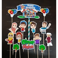 [Hot Item] Cake Topper Birthday - Omar & Hana (Set A)