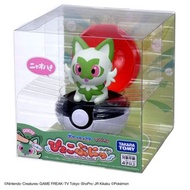 Takara Tomy Pokemon 發聲精靈球 新葉喵 | Takara Tomy Pokemon Pyokopunyu Sprigatito #FG949749