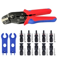 Solor Connectors Solar Crimping Tool Set Photovoltaic Connector Kit 1000V 30A Panel for PV/ Cable 2.