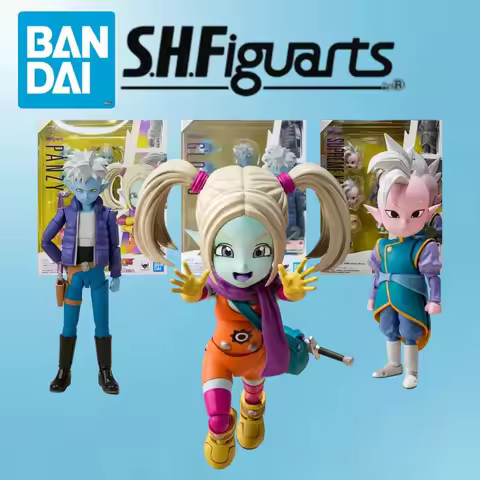 Bandai S.H.Figuarts Dragon Ball DAIMA Panzy Glorio Supreme Kai Mini SS4 Mini Goku Movable Anime Figu