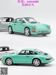 NOREV 1:18 綠色 Porsche保時捷911卡雷拉Carrera 2合金汽車模型