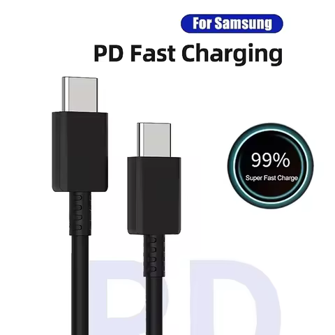 for Samsung S21 FE S22 Plus S23 S24 Ultra Note 20 A14 A15 A33 A34 A53 A54 A55 5A 45W PD USB-C Super 