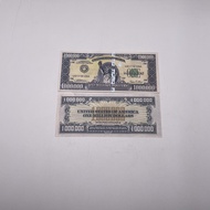 cod 10PCS /100PCS American One Million Dollar Paper Statue of Liberty UV Anti-counterfeiting Serial 
