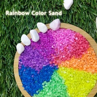 3.5kg Rainbow Multi Color Sand Small Rock Stone For Gardening Nursery Aquarium and Decoration Purpose
