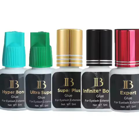 1bottle i beauty IB 0.05s Dry Glue Ultra Super Expert Hyper Bond Glue Eyelash Extensions Green Gold 