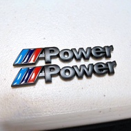 M POWER BMW Modified Tail Label Side Car Sticker Fender X3 X6 M3 M5 F30 F10 Aluminum Plate F20 M2