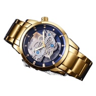 2024 New Hot Men's Watch Unique Hollow Student HOURSLY Cross-Border Transparent Influencer Quartz Wa