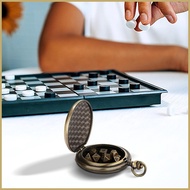 Metal Polyhedral Set With Steampunk Gear Pocket Vintage Steampunk Portable Set For Gamer Tabletop Ga