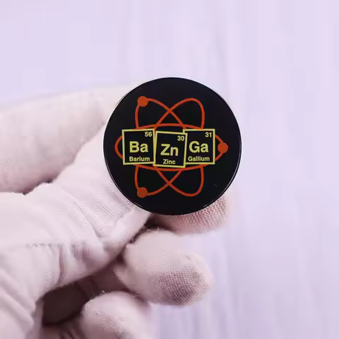 The Big Bang Theory Pin Brooch Periodic Table Element Chemical Science Badge Fashion Jewelry Decor