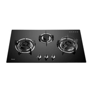 Rinnai 4.5kW RB-983G 3 Burner Built-in Gas Tempered Glass Stove With Safety Device RB-983G