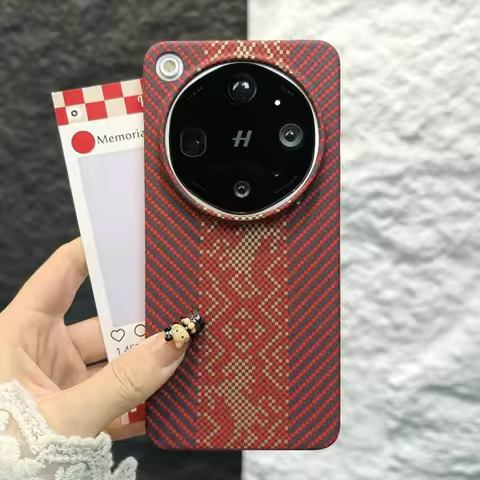 Frameless Carbon Fiber Kevlar Pattern Plastic Phone Case For OPPO Find X9 X9S Pro X8S+ X7 X6 Ultra S
