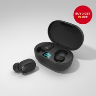 E6S Wireless Bluetooth Earbuds with Microphone and Noise Reduction  E6S Fon Telinga Bluetooth Tanpa 