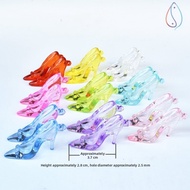 Cinderella Crystal High Heels Children Acrylic Beads Pendant Girls Pretend Play Toy