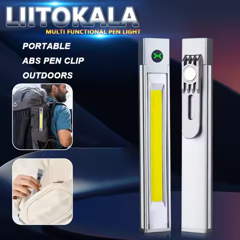 LiitoKala LF-512 Multi functional pen light key light Built in 480mAh battery Large floodlight