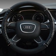 37Cm Elastic Car Steering Wheel Avanza Fiber 38Cm Racing Cover Leather Steering Wheel Cover