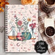 1pc Interesting Lab & Scientific Research Notebook, Spiral Bound Notebook - Science Research Project