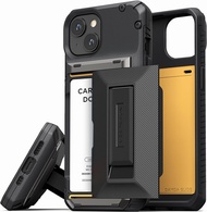 VRS DESIGN Damda Glide Hybrid Phone Case Designed for iPhone 15 (2023) Functional Sturdy Wallet Card