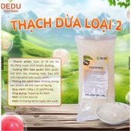 L2 DEDU Coconut Jelly – Crispy Milk Tea Topping, Naturally Cool, Easy to Apply – 1.5kg/Pack x 12 Pac