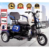 60V CHILWEE BATTERY 3 Wheels Tricycle Elektrik Basikal Ebike 3 Roda Electric Tricycle Electric Scooter