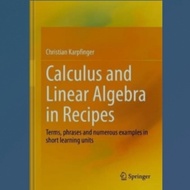 Calculus and Linear Algebra in Recipes Book