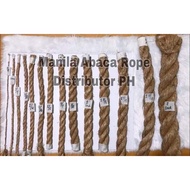 1 Meter lenght Abaca Rope/Manila Rope/Hemp Rope sizes:5mm 6mm 10mm 12mm 18mm 24mm