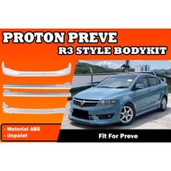 PROTON PREVE R3 LOOK FULLSET BODYKIT (R-3) SKIRT LIP FOR PREVE FRONT SKIRT SIDE SKIRT REAR SKIRT SUP