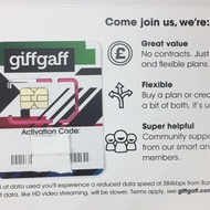 UK Prepaid Plan Sim Card