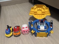 Robocar Poli 變形玩具車連基地