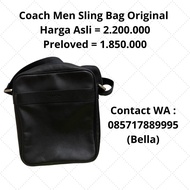 Coach men sling bag preloved original