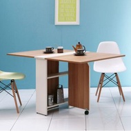 1.4米多功能折叠餐桌 折疊桌 小戶型飯桌 家用廚房伸縮桌 多功能移動餐桌 （不含椅子）