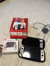 Nintendo Switch OLED 白黑主機連手掣