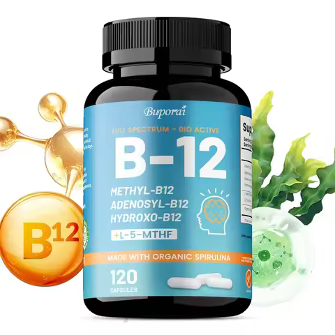Vitamin B12 - Promotes Brain Health, Boosts Cellular Energy, Improves Mood, Maintains Mental Clarity