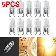 5PCS Super Bright G9 Halogen Light Bulb 40w Halogen G9 110V/220V 2800K Warm White Indoor Clear Halog