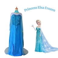 (White T-Shirt) Elsa Frozen Adult Princess Costume